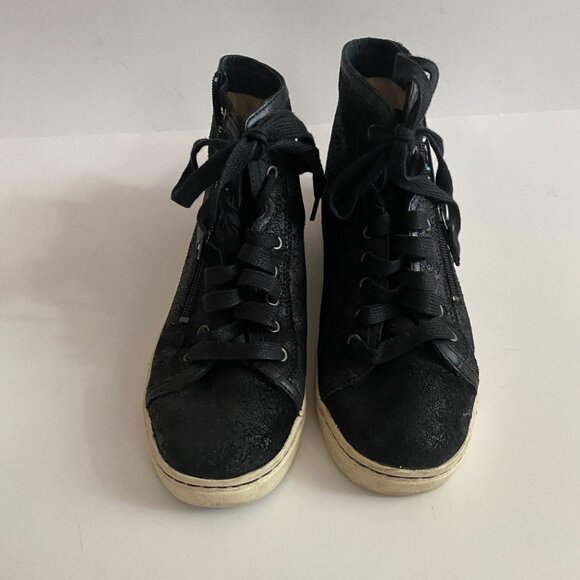 UGG Blaney Crystals Women's Black High Top Sneakers Size 7.5 1008490 Fall - Picture 4 of 15